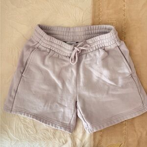 Aritzia Soft Lilac Athletic Shorts